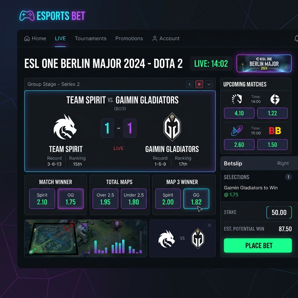 BPExch eSports live markets